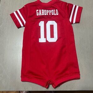 Garoppolo #10 Nike Infant Football Romper in Red Size 12M NWOT